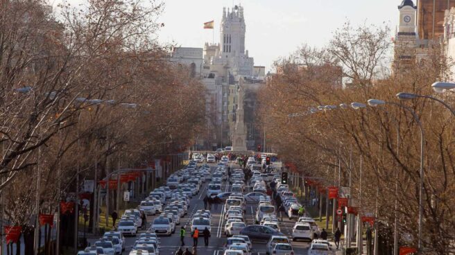 Los taxistas elevan el tono de la huelga y amenazan: "Vamos a petar Madrid"