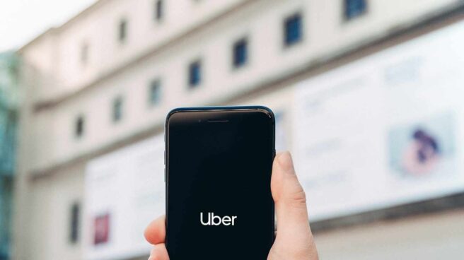 Imagen de la app de Uber. Imagen de la app de Uber.