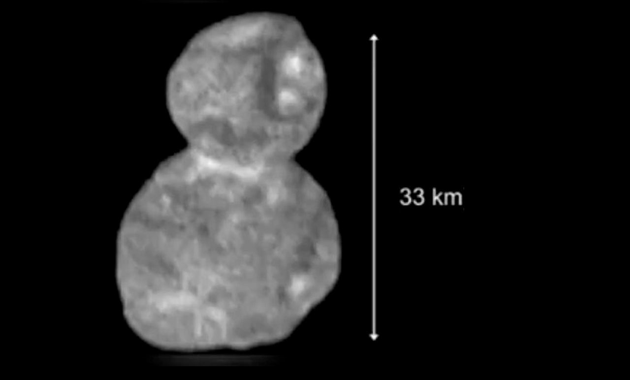 Imagen procesada del Ultima Thule