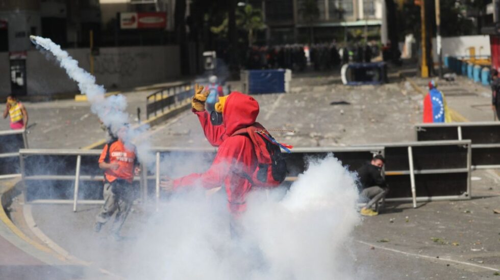 Protestas en Venezuela.