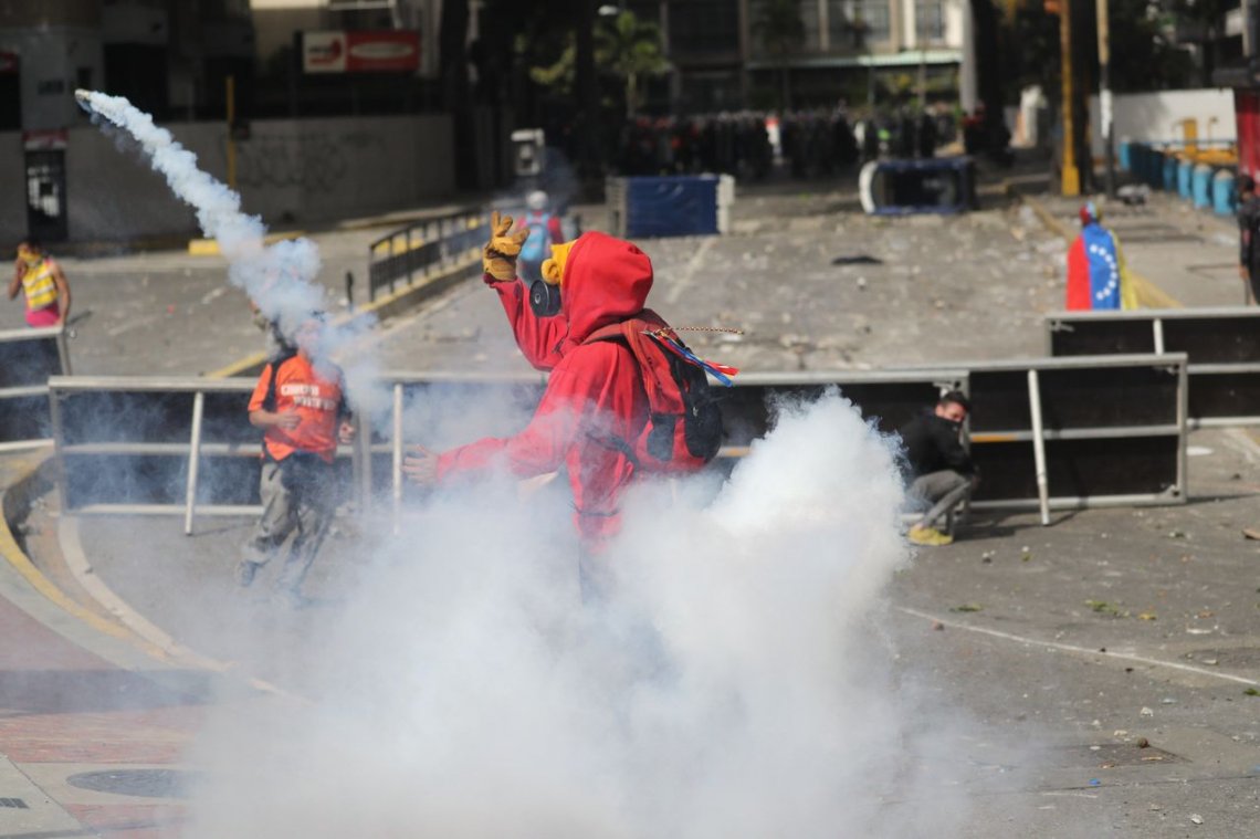 Protestas en Venezuela.