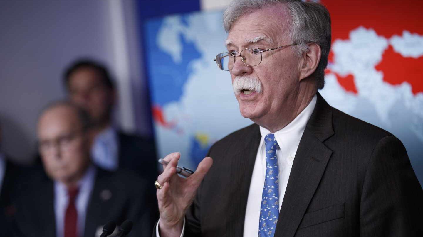 El asesor de seguridad nacional John Bolton.
