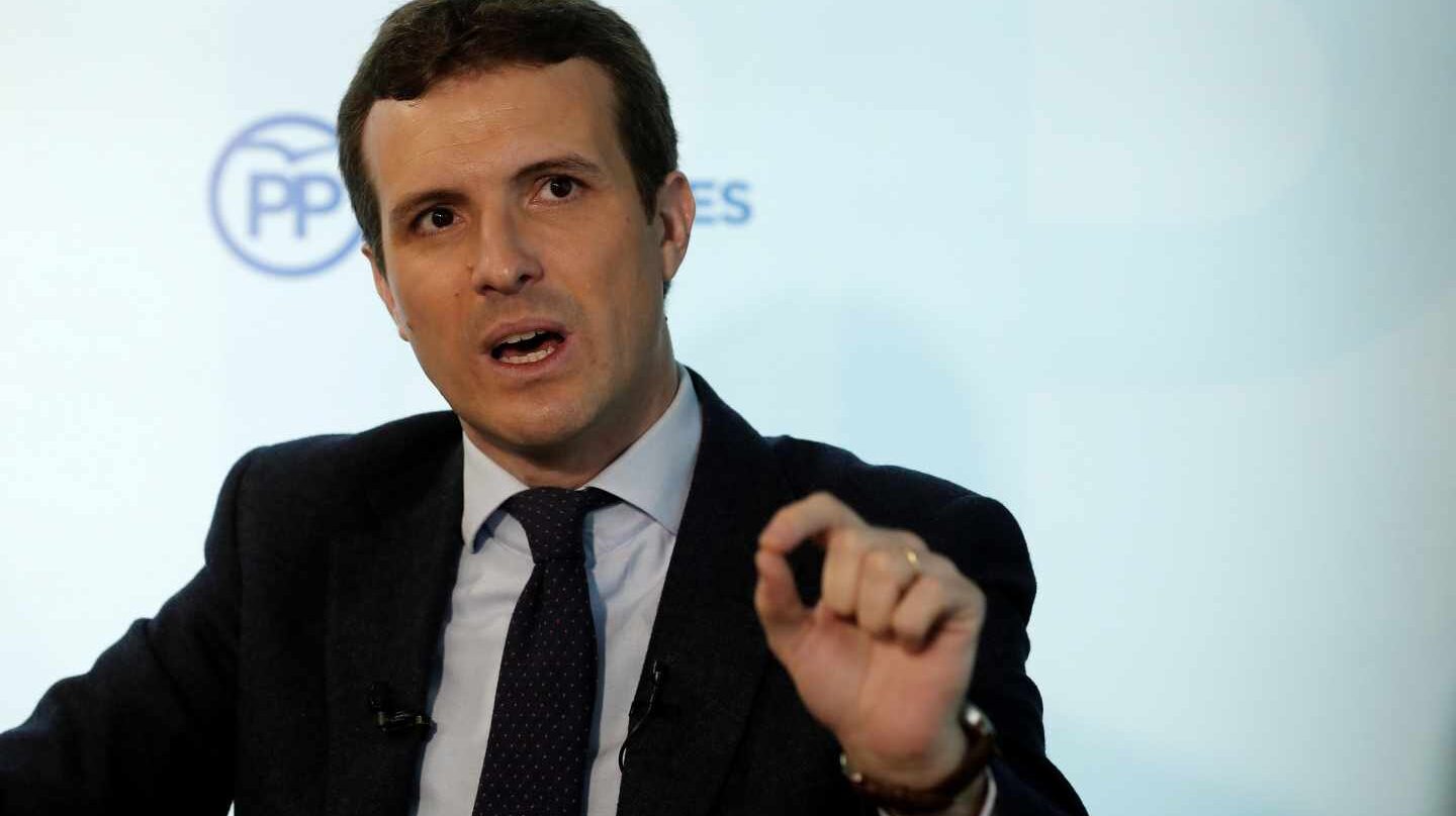 El líder del PP, Pablo Casado.