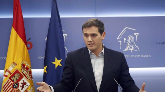 Albert Rivera, en el Congreso de los Diputados.