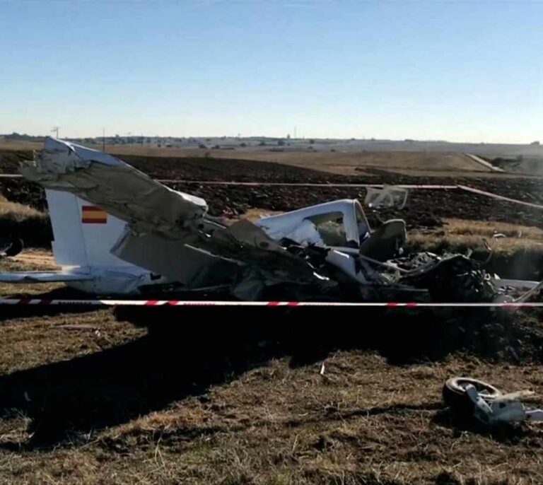 Mueren dos personas en un accidente de avioneta en Quijorna (Madrid)