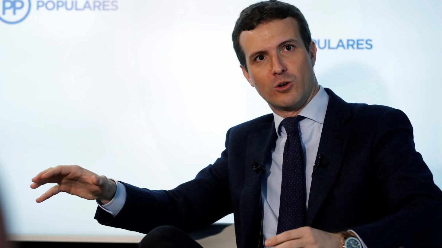 El líder del PP, Pablo Casado.