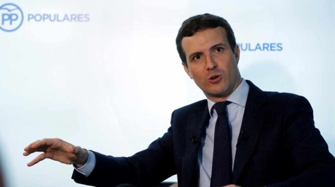 El líder del PP, Pablo Casado.