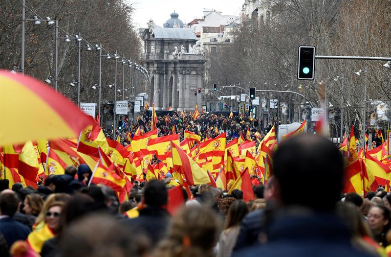 Manifestación contra Sánchez en Colón: lea el manifiesto completo