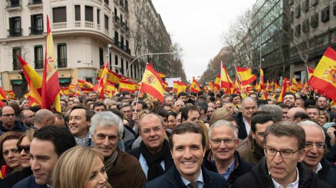 La manifestación de Colón, en imágenes