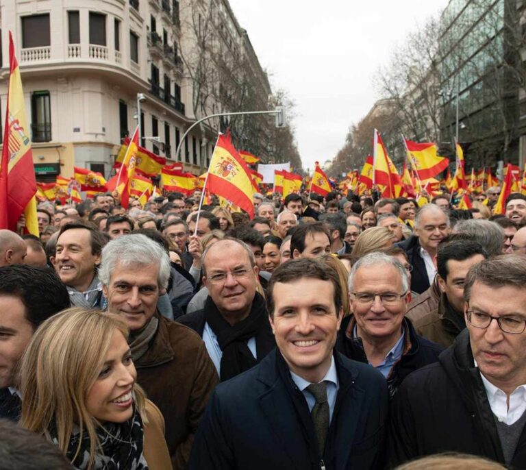 La manifestación de Colón, en imágenes