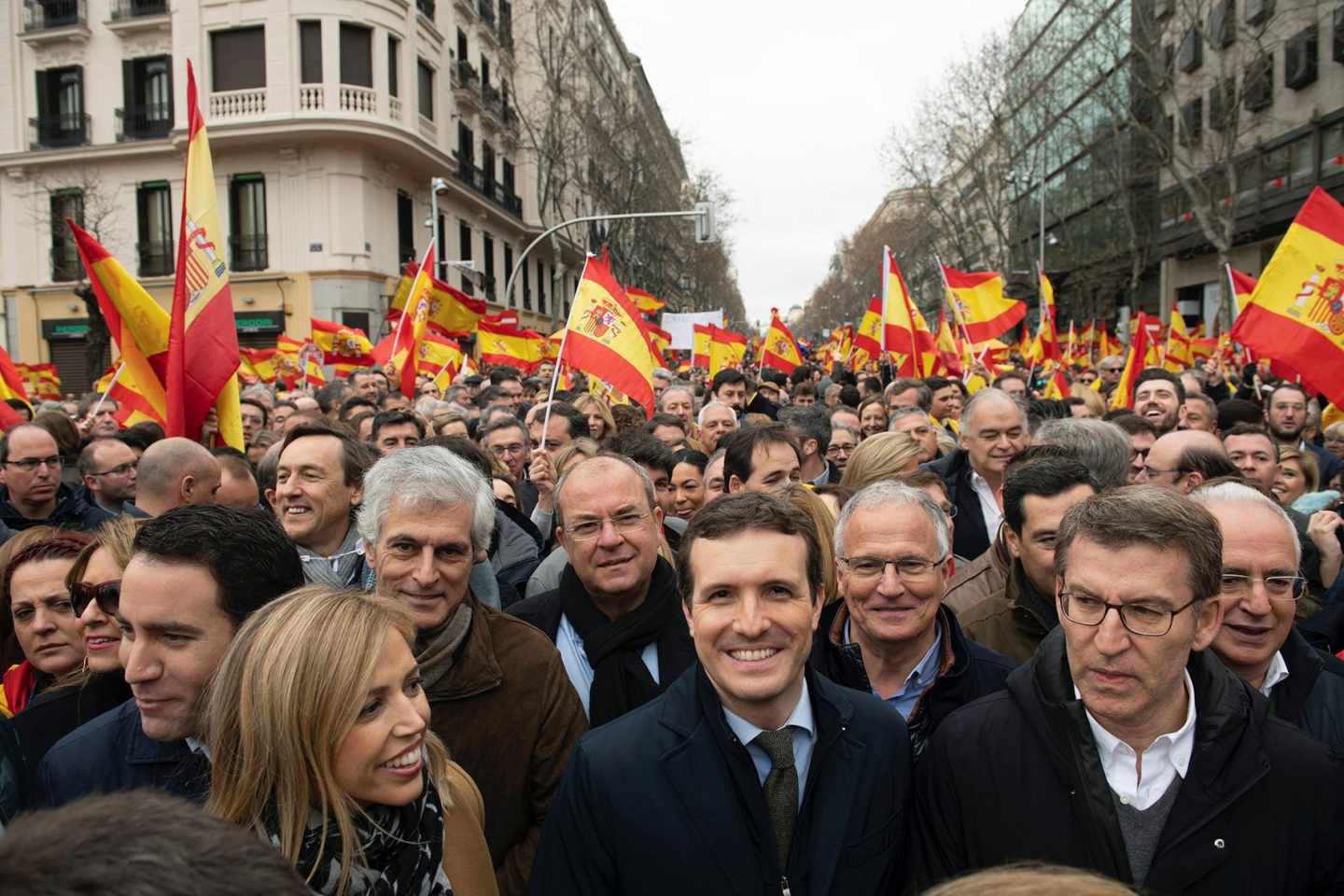 La manifestación de Colón, en imágenes