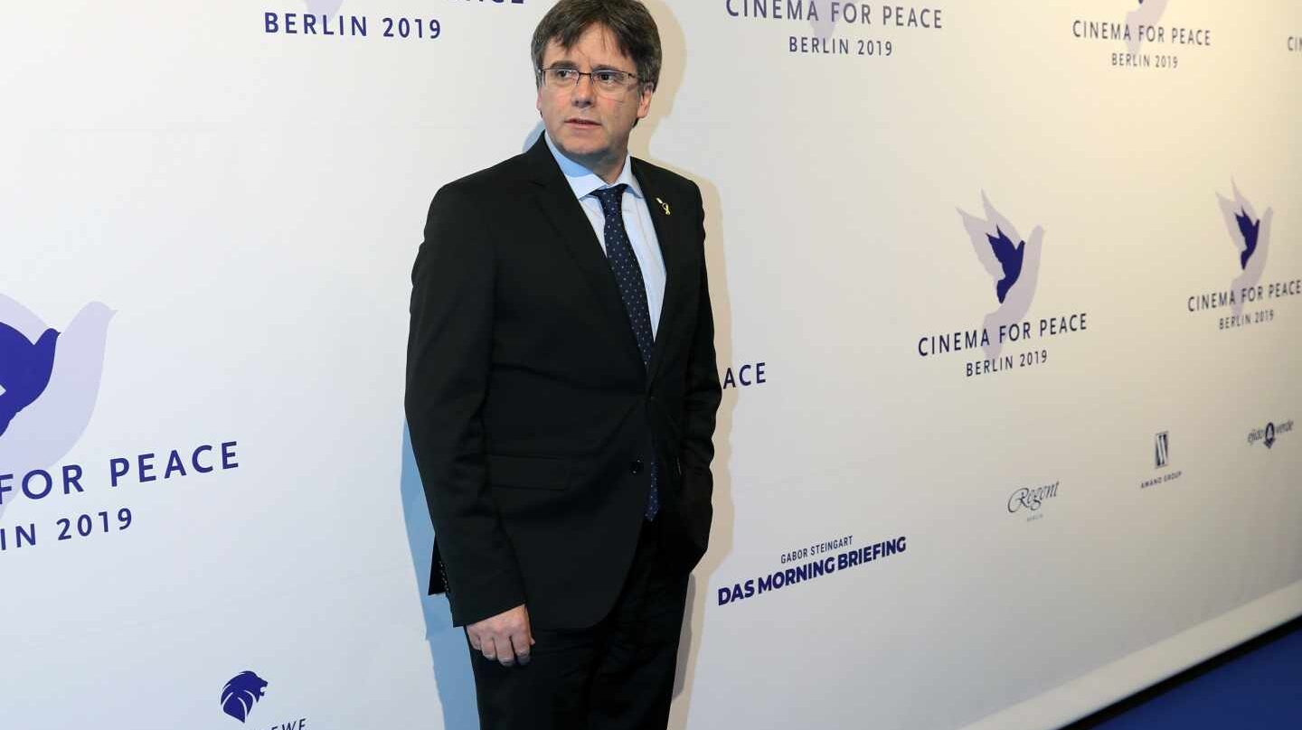 Carles Puigdemont, en el festival de cine de Berlín.