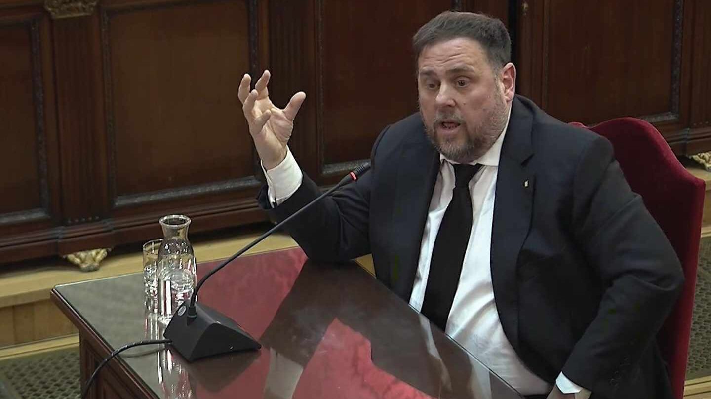Juicio al procés: Oriol Junqueras, en el Supremo.