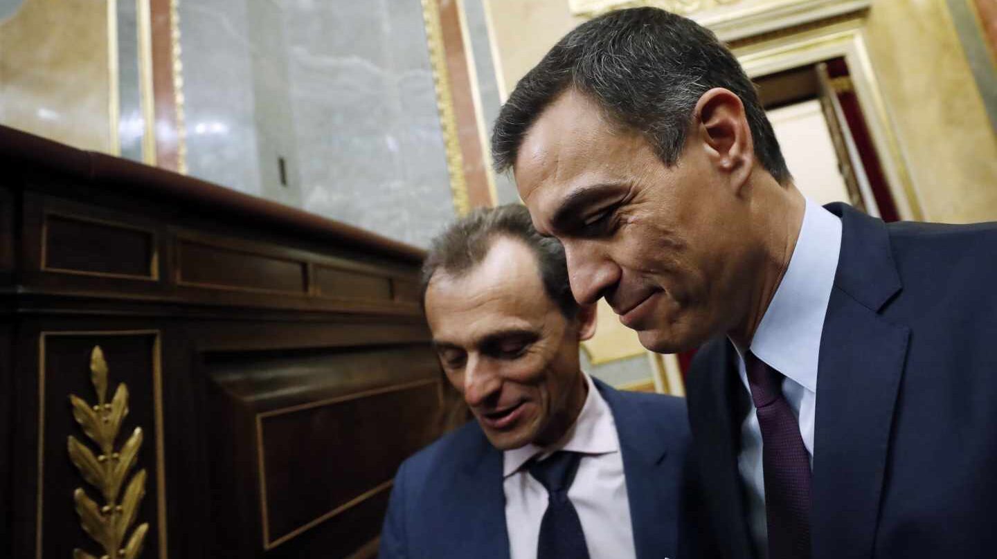 El presidente de Gobierno, Pedro Sánchez, en el Congreso de los Diputados.