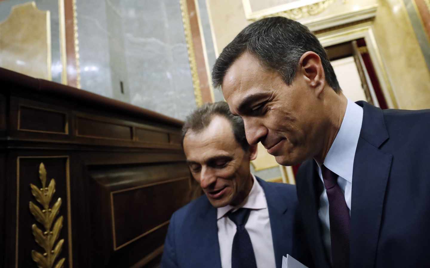 El presidente de Gobierno, Pedro Sánchez, en el Congreso de los Diputados.