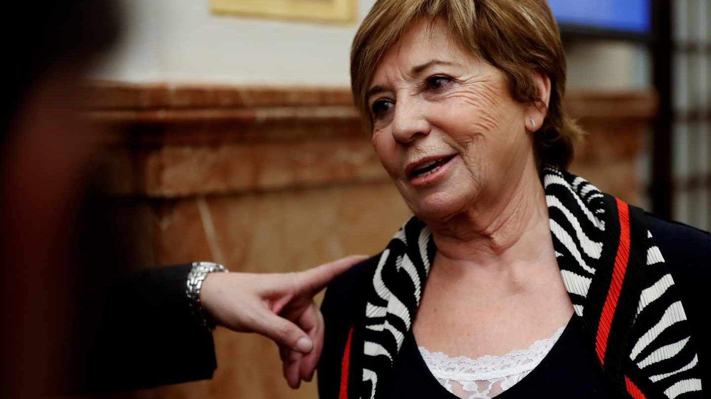 Celia Villalobos este miércoles en el Congreso