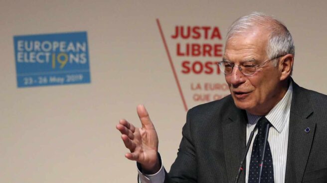 El ministro de Asuntos Exteriores, Josep Borrell, durante la Convención del Partido Socialista Europeo.