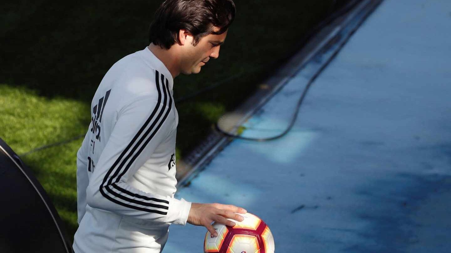 El técnico argentino del Real Madrid, Santiago Solari.