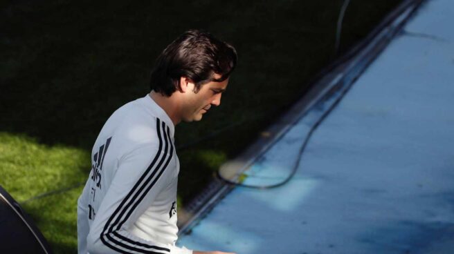 El técnico argentino del Real Madrid, Santiago Solari.