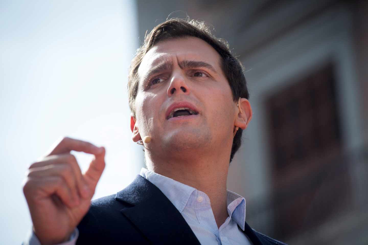 Albert Rivera, en el acto de Ciudadanos en Madrid.