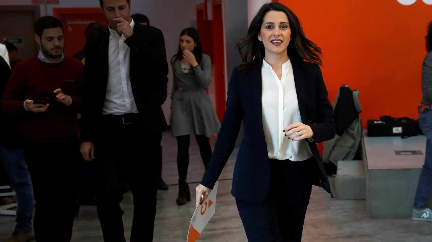 La portavoz de la Ejecutiva y secretaria de Formación de Ciudadanos, Inés Arrimadas.