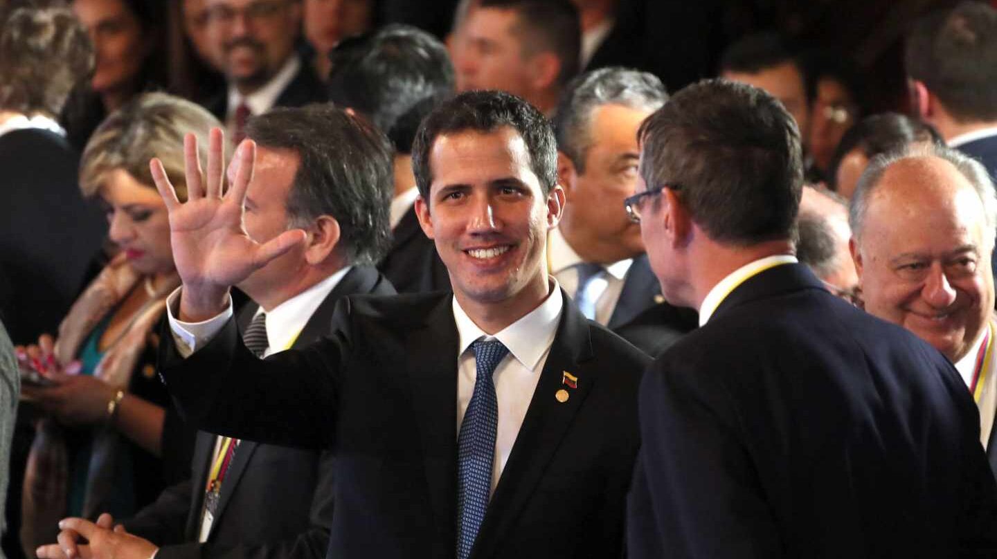 El mandatario interino de Venezuela, Juan Guaidó
