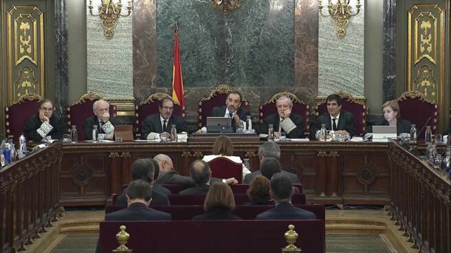 Manuel Marchena, en la Sala del Tribunal Supemo.