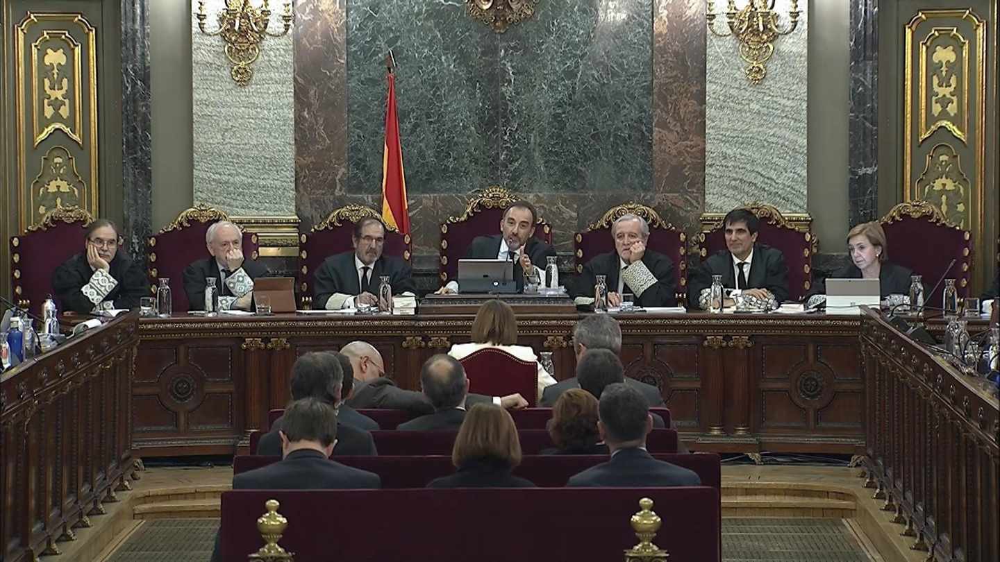 Manuel Marchena, en la Sala del Tribunal Supemo.