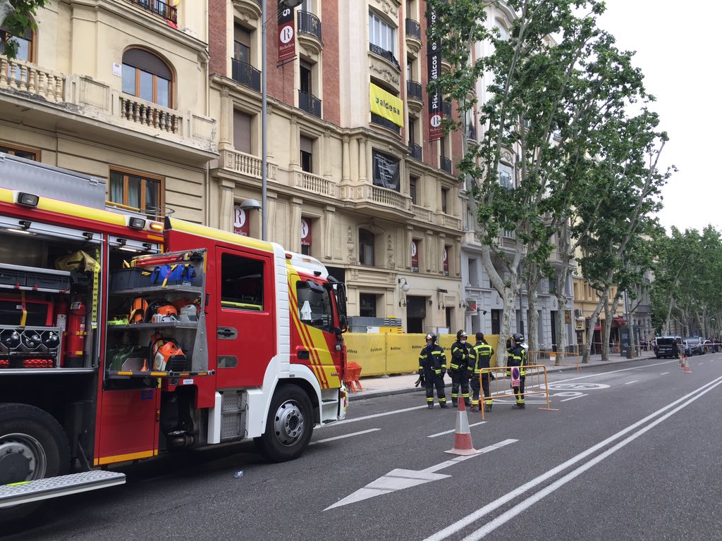 Incendio en una chatarrería de Leganés, en Madrid