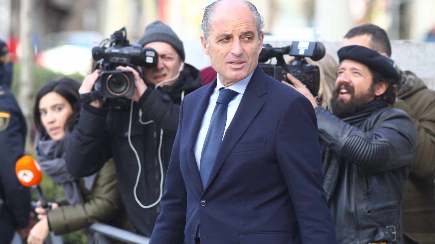 Francisco Camps llega a la Audiencia Nacional.