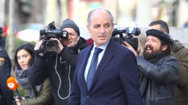 Francisco Camps llega a la Audiencia Nacional.
