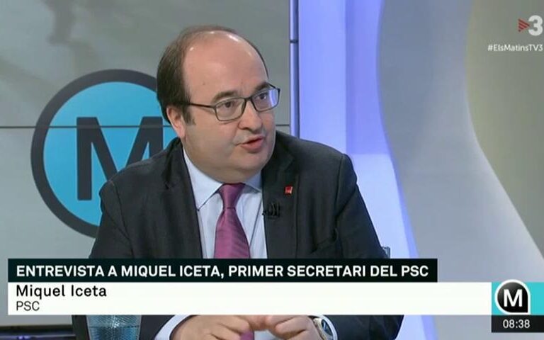 Iceta ofrece negociar las cuentas de Cataluña a cambio de apoyar los Presupuestos
