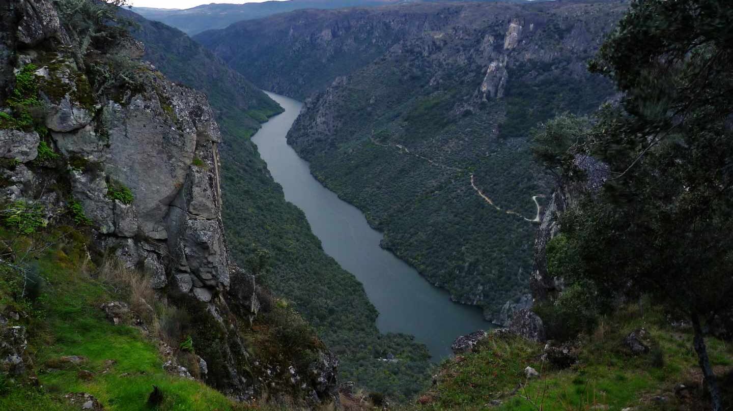 Parque de Arribes del Duero desde el Mirador del Colagón del Tío Paco