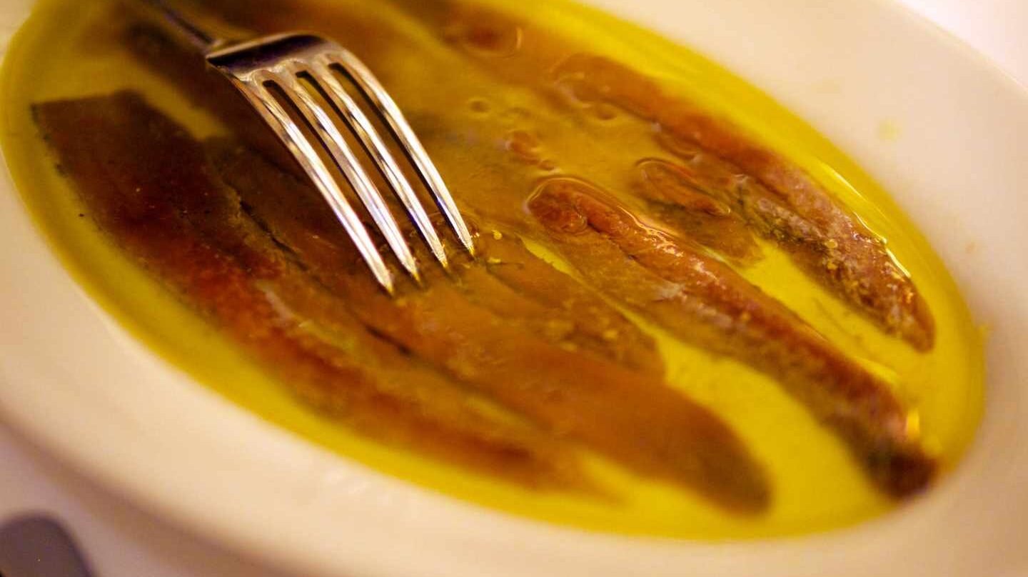 Plato de anchoas