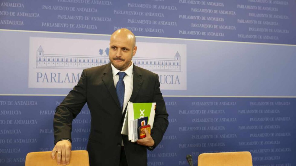 Rodrigo Alonso, secretario del grupo Vox en el Parlamento Andaluz.