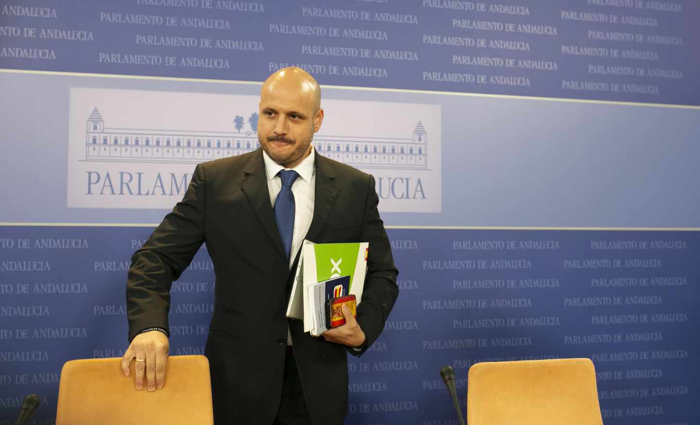 Rodrigo Alonso, secretario del grupo Vox en el Parlamento Andaluz.