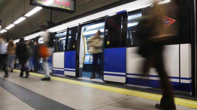 Una parada del metro de Madrid.