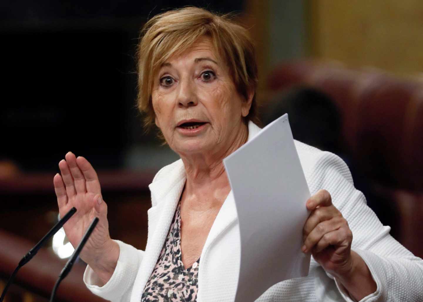 Celia Villalobos, presidenta de la Comisión de Seguimiento del Pacto de Toledo.