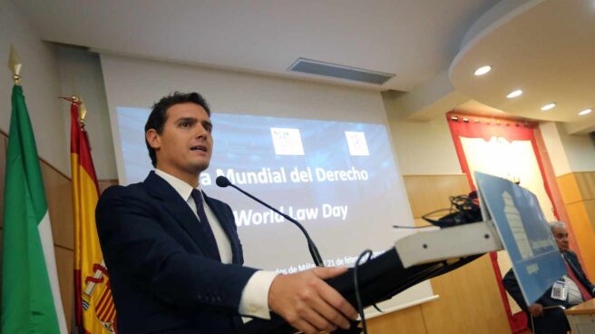 Albert Rivera recibe el premio 'World Peace & Liberty Award' de la World Jurist Association (WJA).