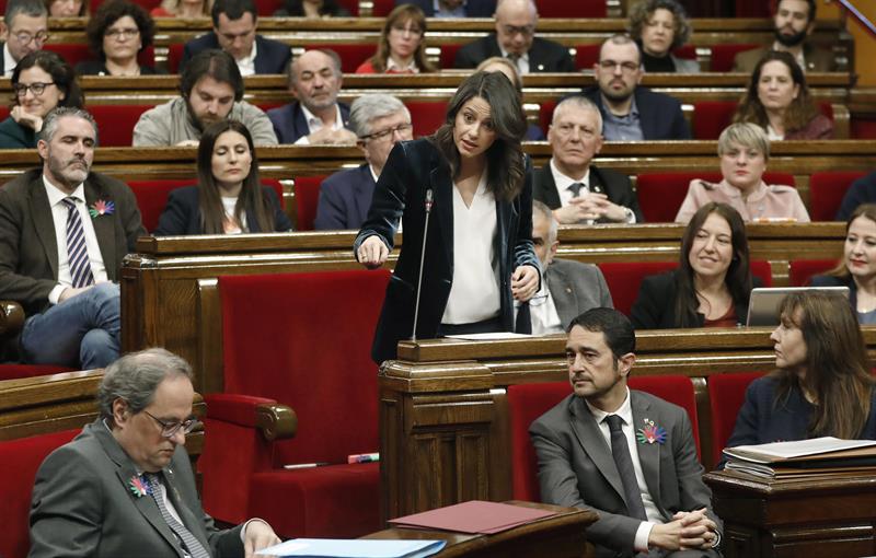 Quim Torra despide a Arrimadas: "No la echaremos de menos"