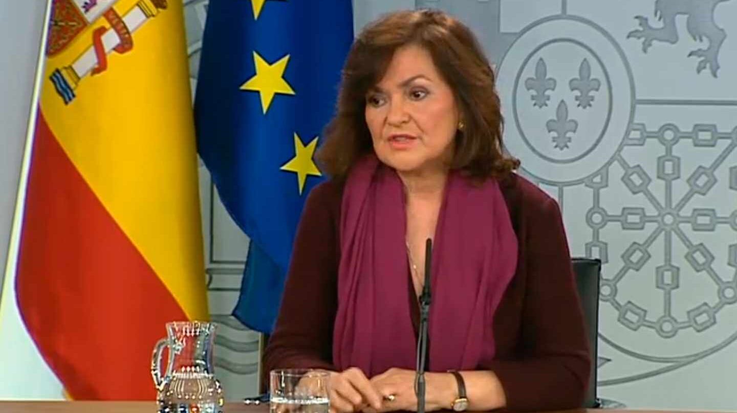 Carmen Calvo.