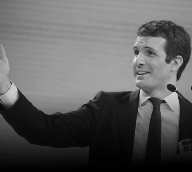 Casado confía en que Podemos no se hunda