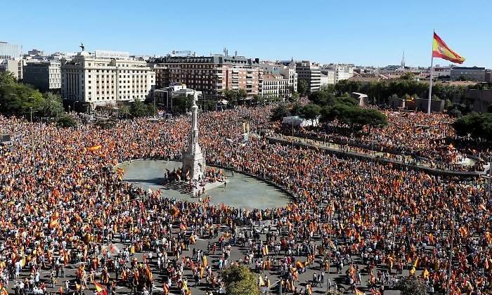 Imagen de la manifestación del pasado mes de octubre convocada por Denaes