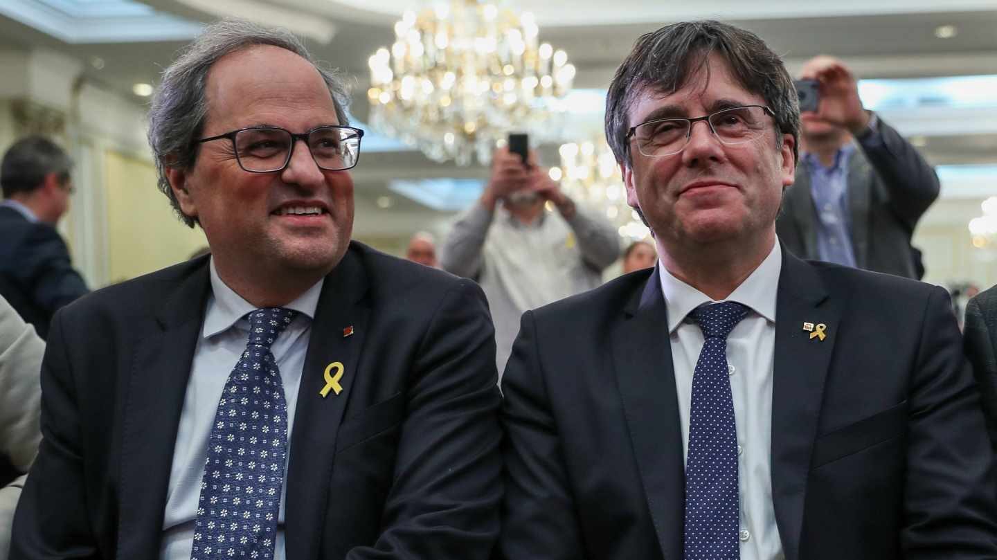 Los CDR detenidos por terrorismo hicieron de puente entre Torra y Puigdemont