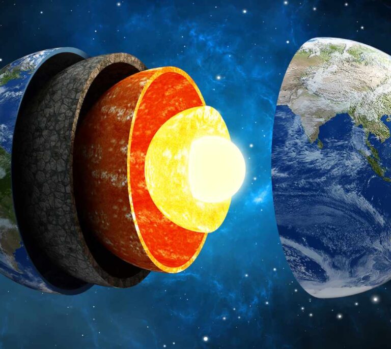 Descubren montañas gigantes en el interior de la Tierra