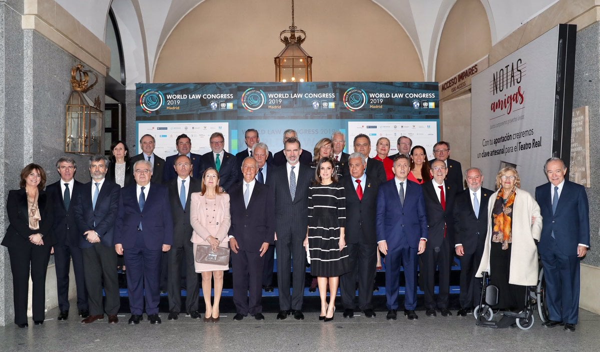 El rey Felipe VI en la clausura del 'World Law Congress (WLC)' de la 'World Jurist Association (WJA)'