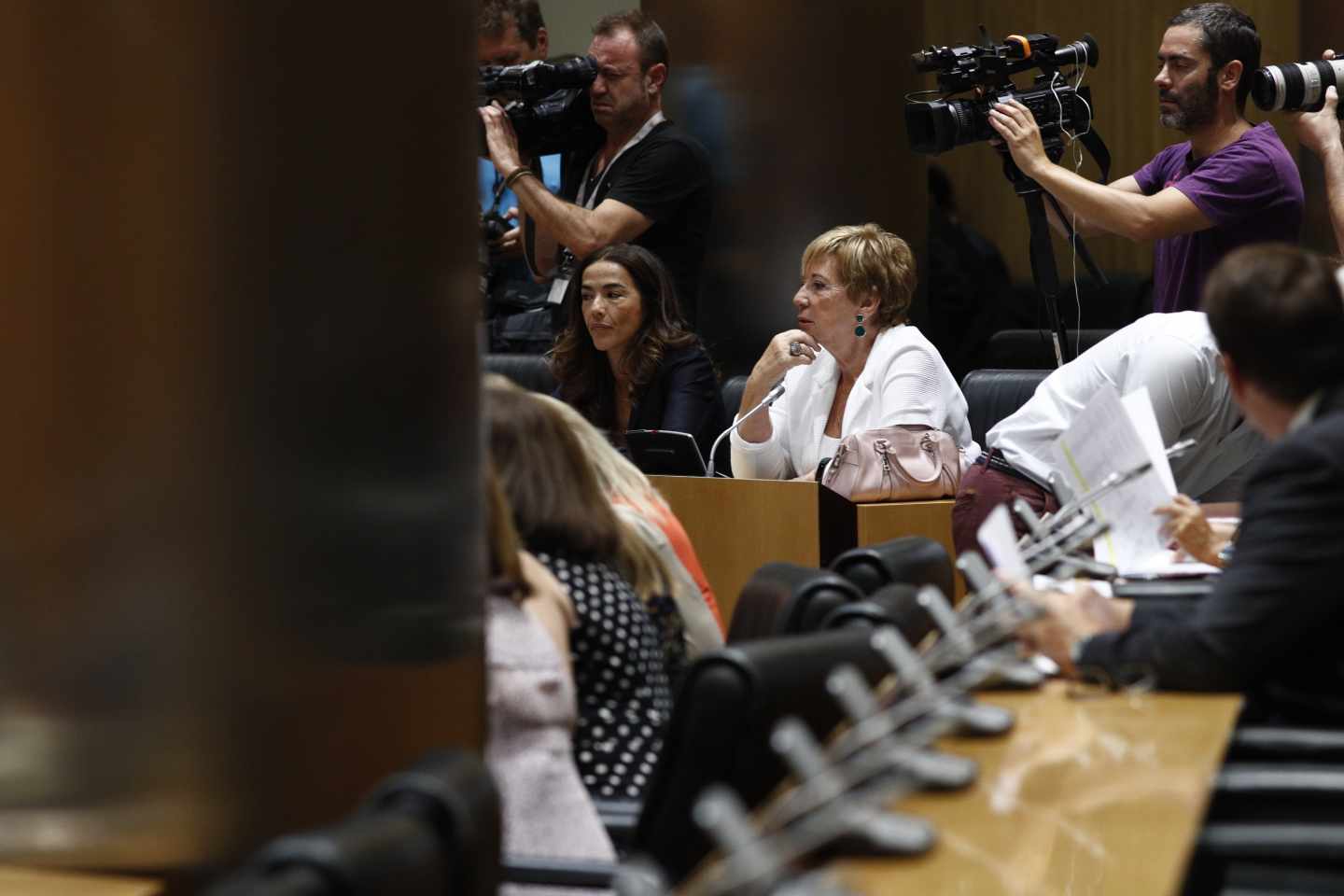 La presidenta de la Comisión del Pacto de Toledo, Celía Villalobos.