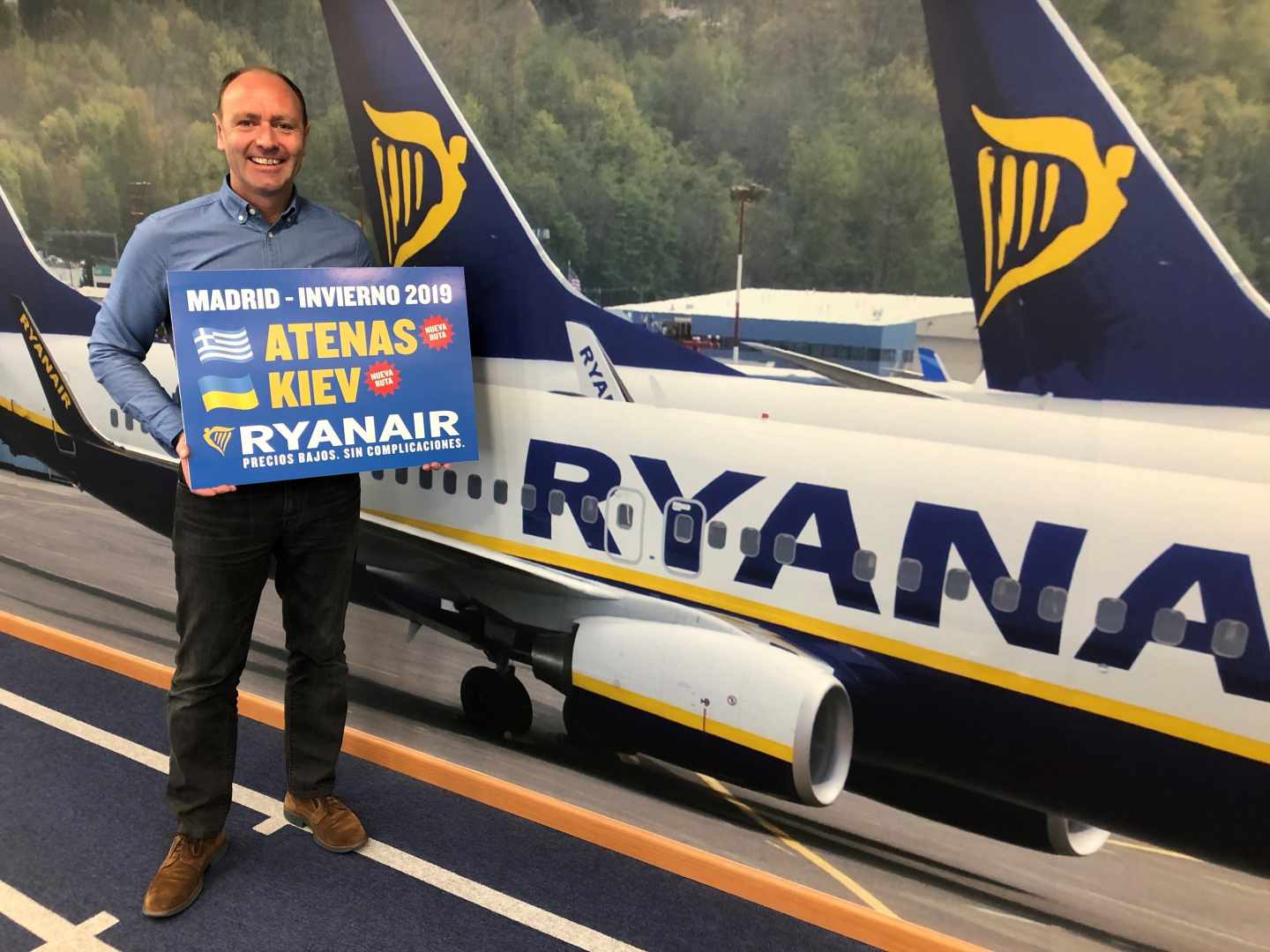 Kenny Jacobs, director de márketing de Ryanair.