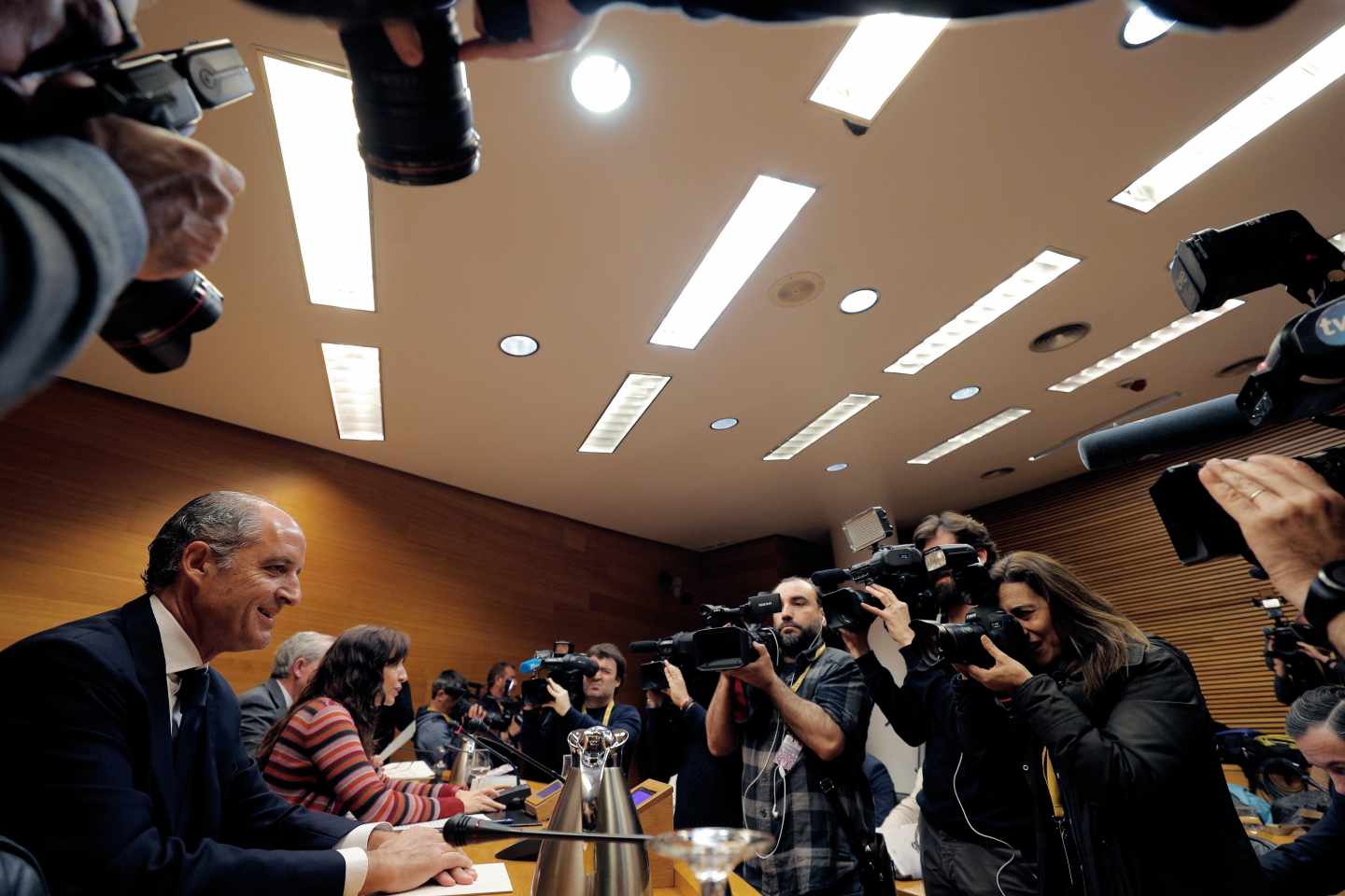 Francisco Camps, en un momento de su declaración.