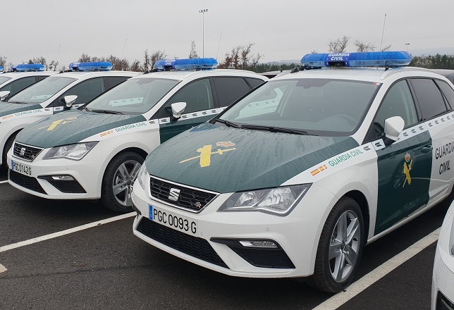 Nuevos vehículos de la Guardia Civil.